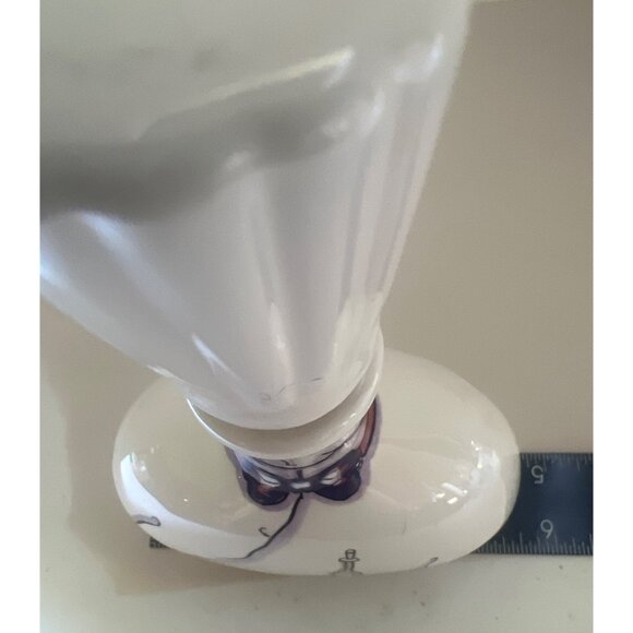 Vtg After Chefs Italian Ceramic Decanter Mike Oleon Garrard & Toothpick Holder - Picture 10 of 12